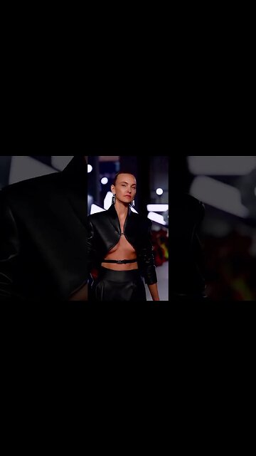 Caroline Trentini in Brandon Maxwell Fall/Winter 2023 FashionShow