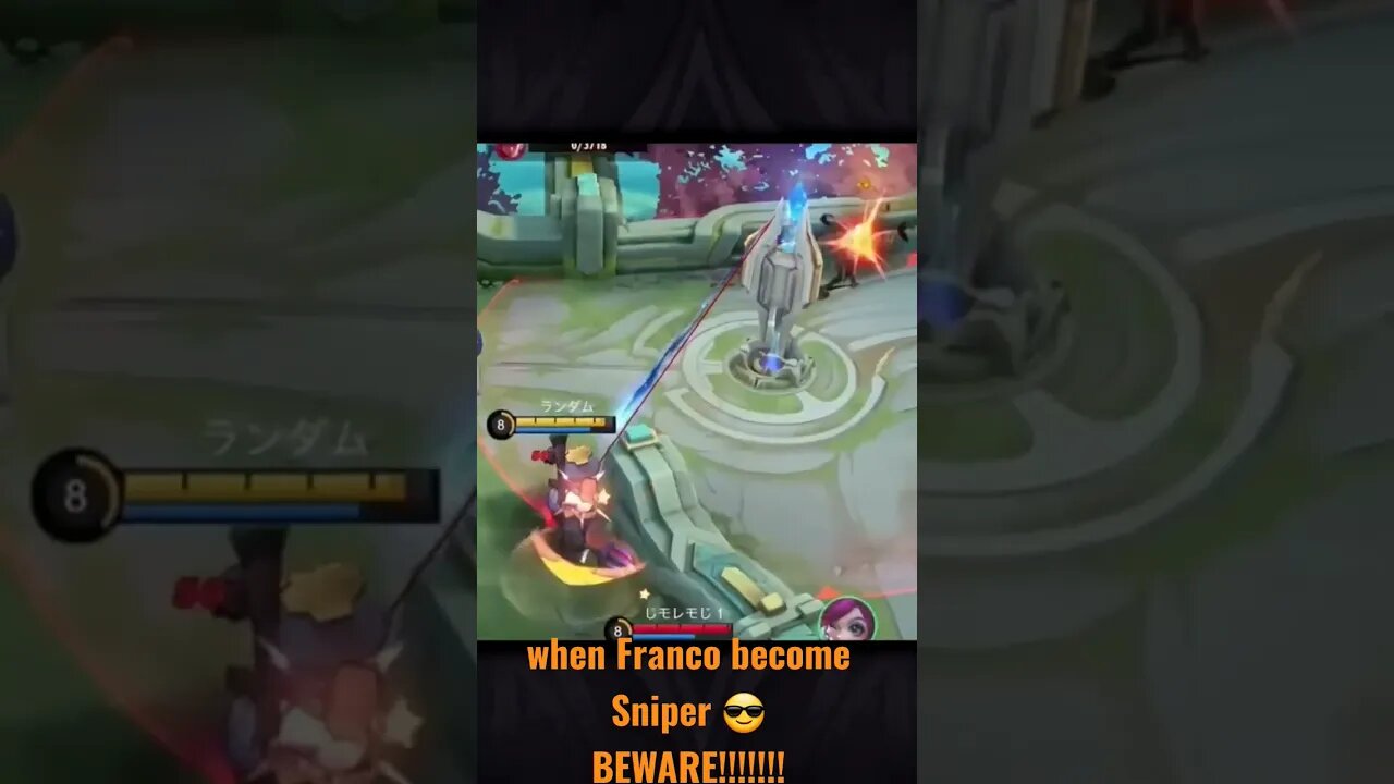 Franco is A Sniper 😎#razimaruyama #mobilelegend #sniper #hook #franco