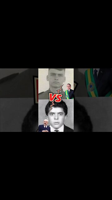 LULA OU BOLSONARO? QUAL ERA MAIS BONITO JOVEM? #Shorts #lula #Bolsonaro #politics #viral