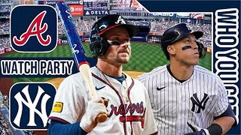 Atlanta Braves vs New York Yankees | Live Play by Play & Reaction Stream 3D Sim | MLB 2024 Game 75