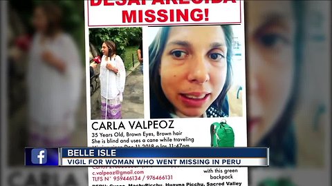 Prayer vigil held for Detroit woman missing in Peru