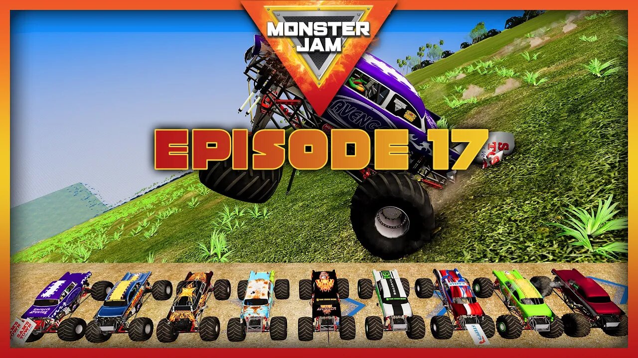 Monster Jam E17 | Downhill Rush 2 - glitched