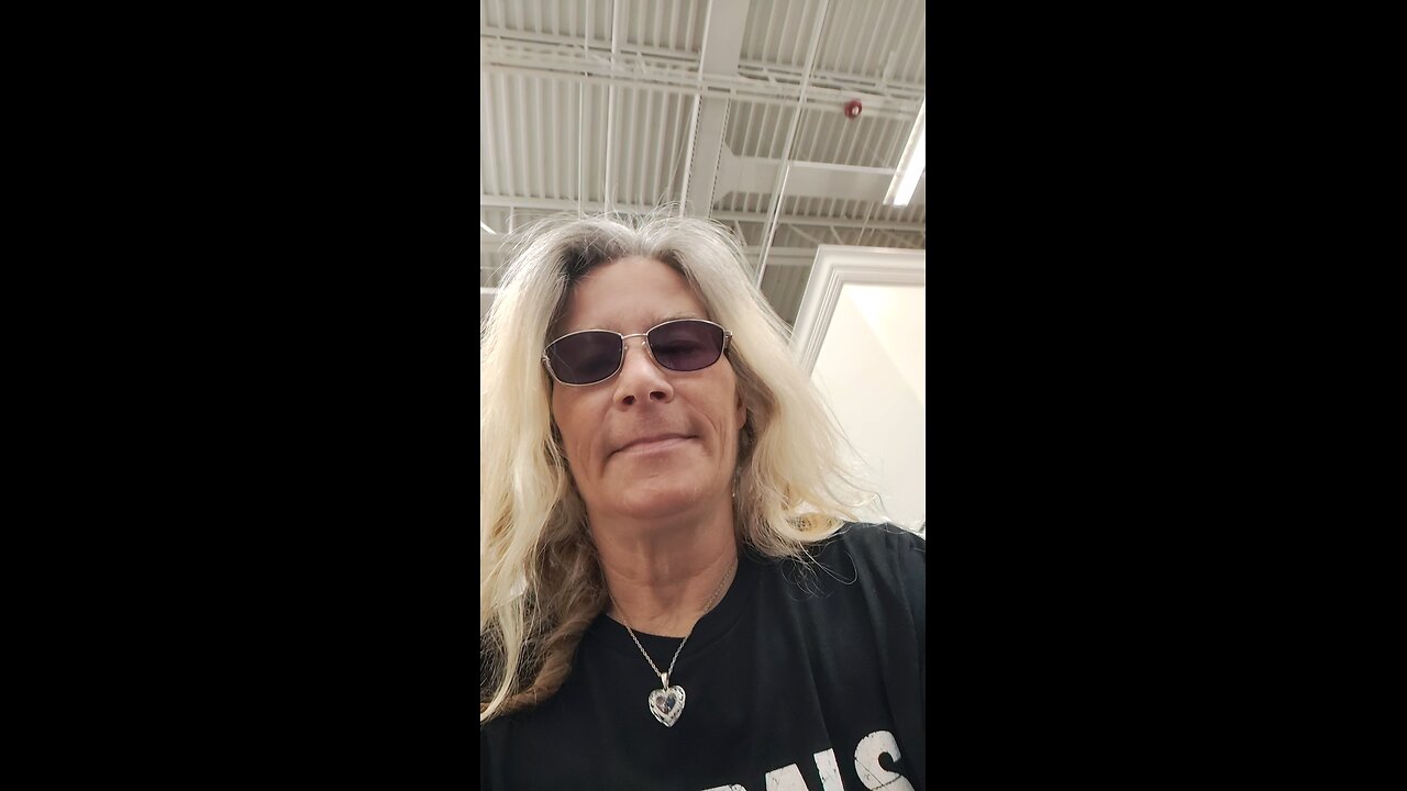 in the middle of Walmart