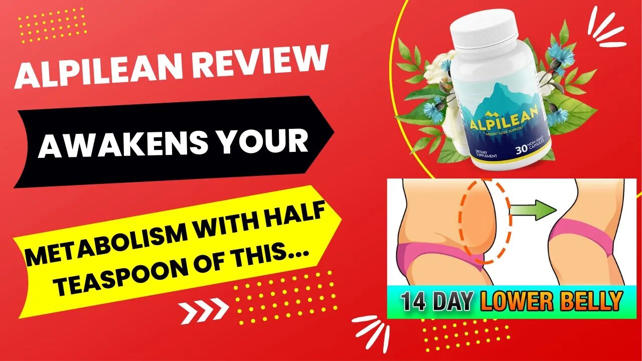 Alpilean Review ⚠️ WARNING ⚠️ DON'T BUY ALPILEAN UNTIL YOU WATCH THIS VIDEO