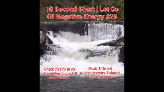 10 Second Short Of Let Go Of Negative Energy | #meditation #shorts #shortsvideo #waterfall #29