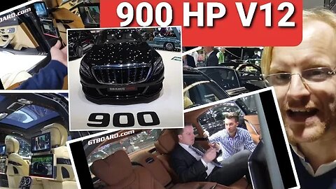 🤑 Brabus 900 Maybach BEAUTY! Perfect for dictator / zillionaire / head of state. 13 minutes 🤑