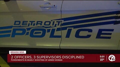 Detroit police chief suspends 2 officers, 1 supervisor after woman killed in officer-involved shooting