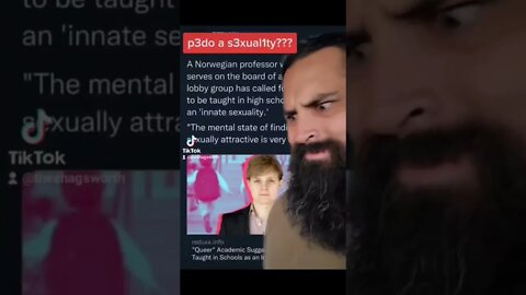 Pedophilia a sexuality? Academia is finished.