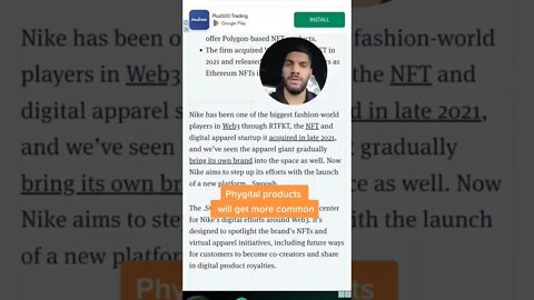 NIKE LAUNCHES WEB 3.0 STORE WITH POLYGON $matic #web3 #crypto