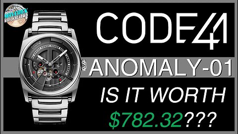 Is This Chinese Watch Worth $782.32??? | Code 41 Anomaly-01 50m Automatic Unbox & Review