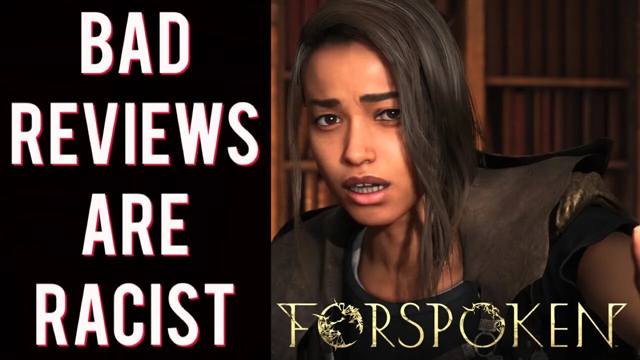 God of War creator says Forspoken haters are BIG0TS! PlayStation game review bombed by racists?!