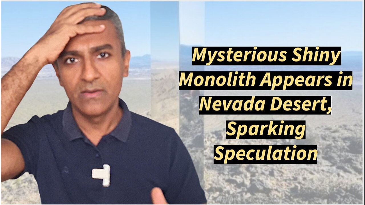 Mysterious Shiny Monolith Appears in Nevada Desert, Sparking Speculation
