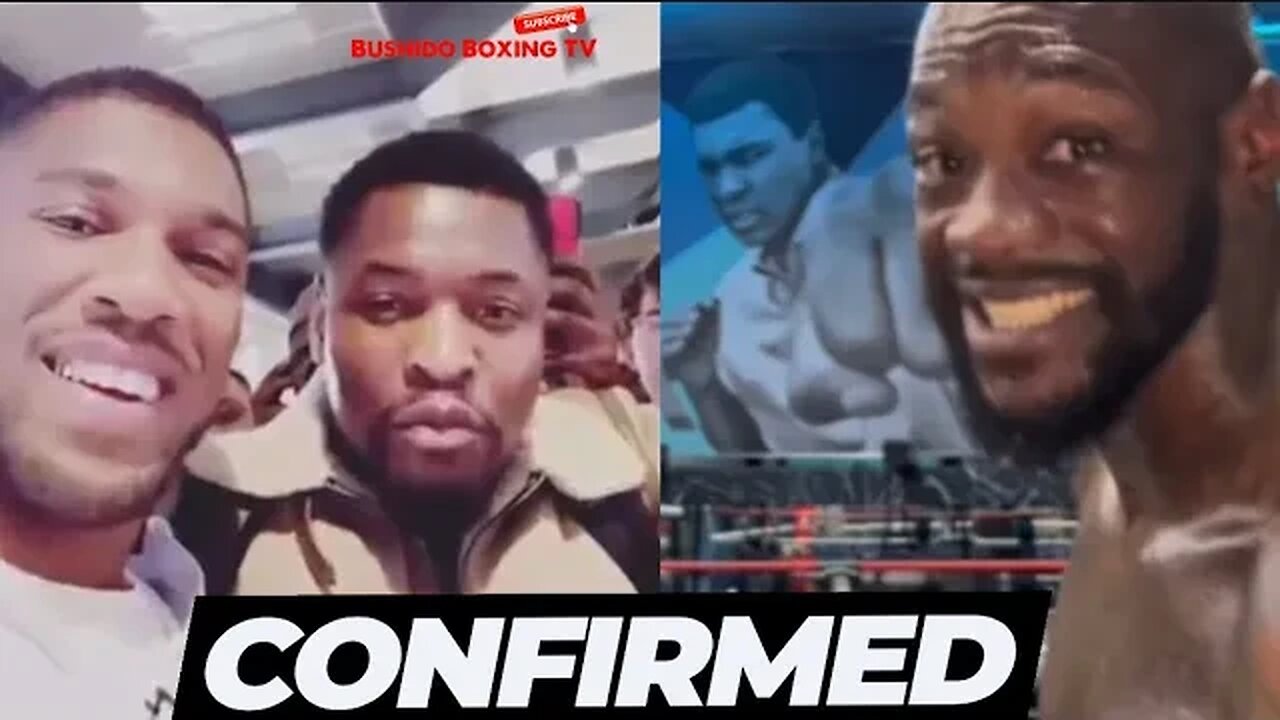 (Breaking News) Anthony Joshua CONFIRMS Deontay Wilder Fight For December!!