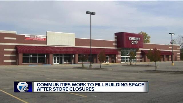 Communities work to fill building space after store closures