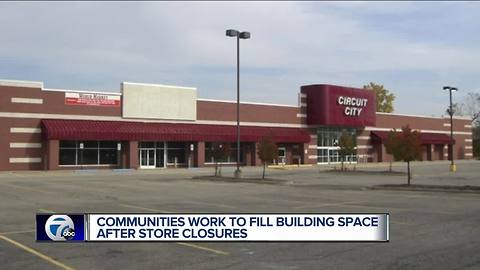Communities work to fill building space after store closures