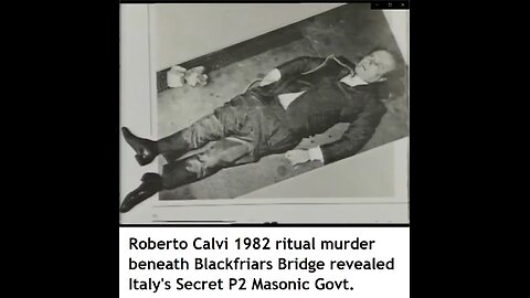 Italy's Secret Masonic Government revealed, P2 Scandal Roberto Calvi ritual murder, Martin Short ITV