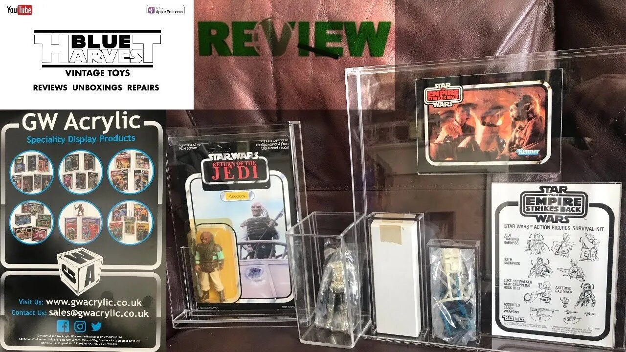 AWESOME STAR WARS GW ACRYLIC SURVIVAL KIT AND FIGURE CASES UNBOXING AND REVIEW
