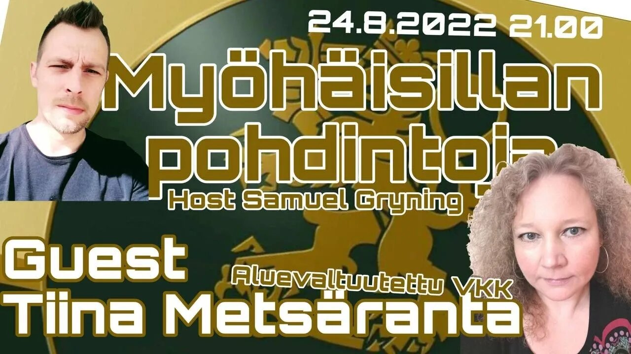 Myöhäisillan pohdintoja - Tiina Metsäranta, Aluevaltuutettu VKK