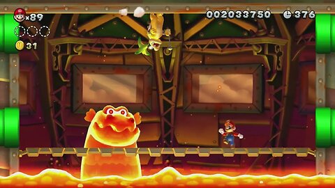 Iggy's Volcanic Castle - New Super Mario Bros. U Deluxe (Soda Jungle)