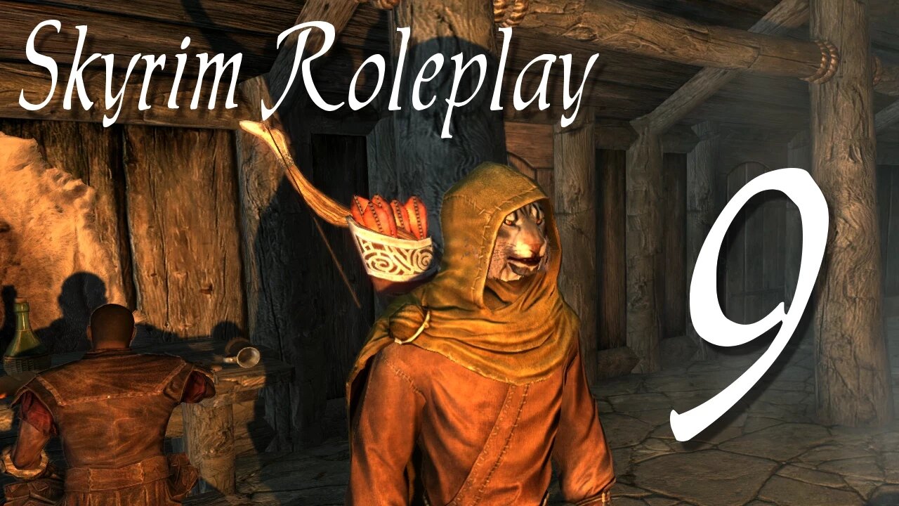 Skyrim part 9 - Helgen Destroyed [Khajiit Monk roleplay]