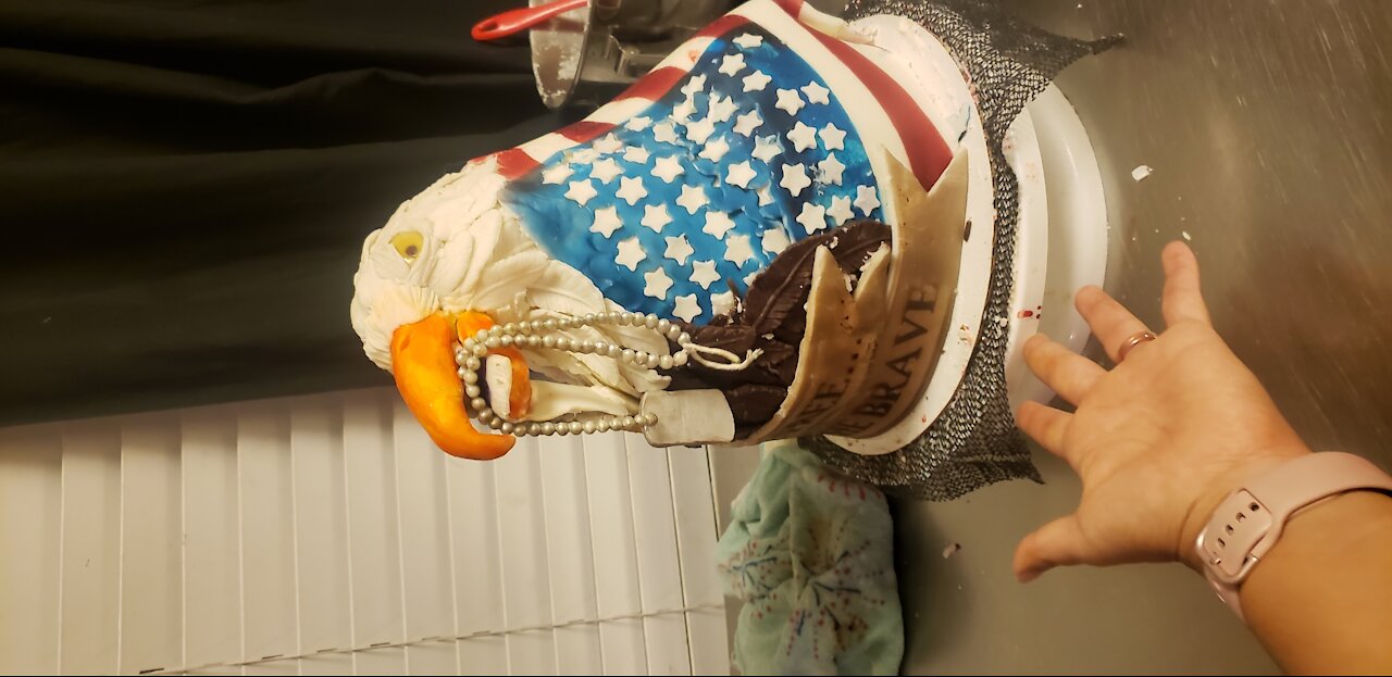 4th of July cake.