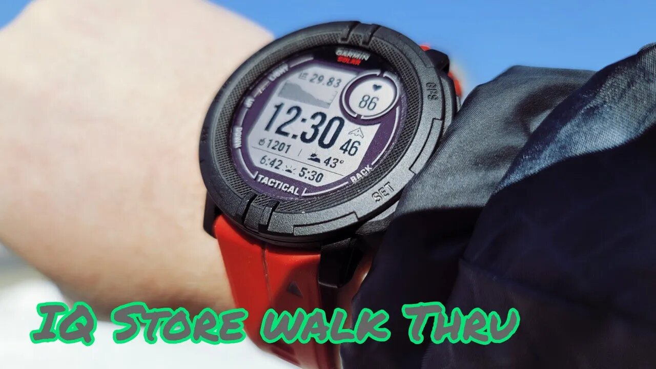 Garmin Instinct 2 Q&A: IQ Store walk thru