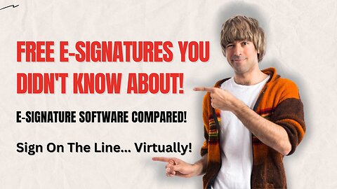 E-Signature Showdown 2024: Find the EASIEST Tool for YOU (Free & Paid Options!)