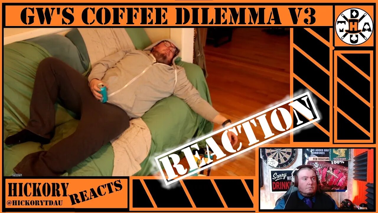 Drunk Magician Reacts To His Own Acting! GW Foley's Coffee Dilemma V3 Starring Hickory The Drunk!