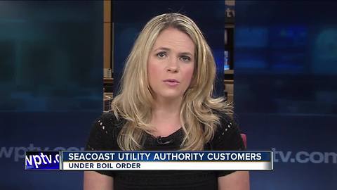 Boil water advisory issued for Seacoast Utility Authority customers