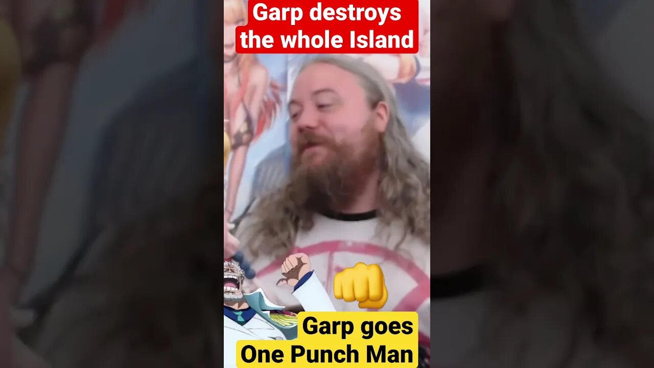 👊 Garp goes ONE PUNCH MAN and DESTROYS Hachinosu island HOLY SHET #shorts #onepiece #reaction #manga