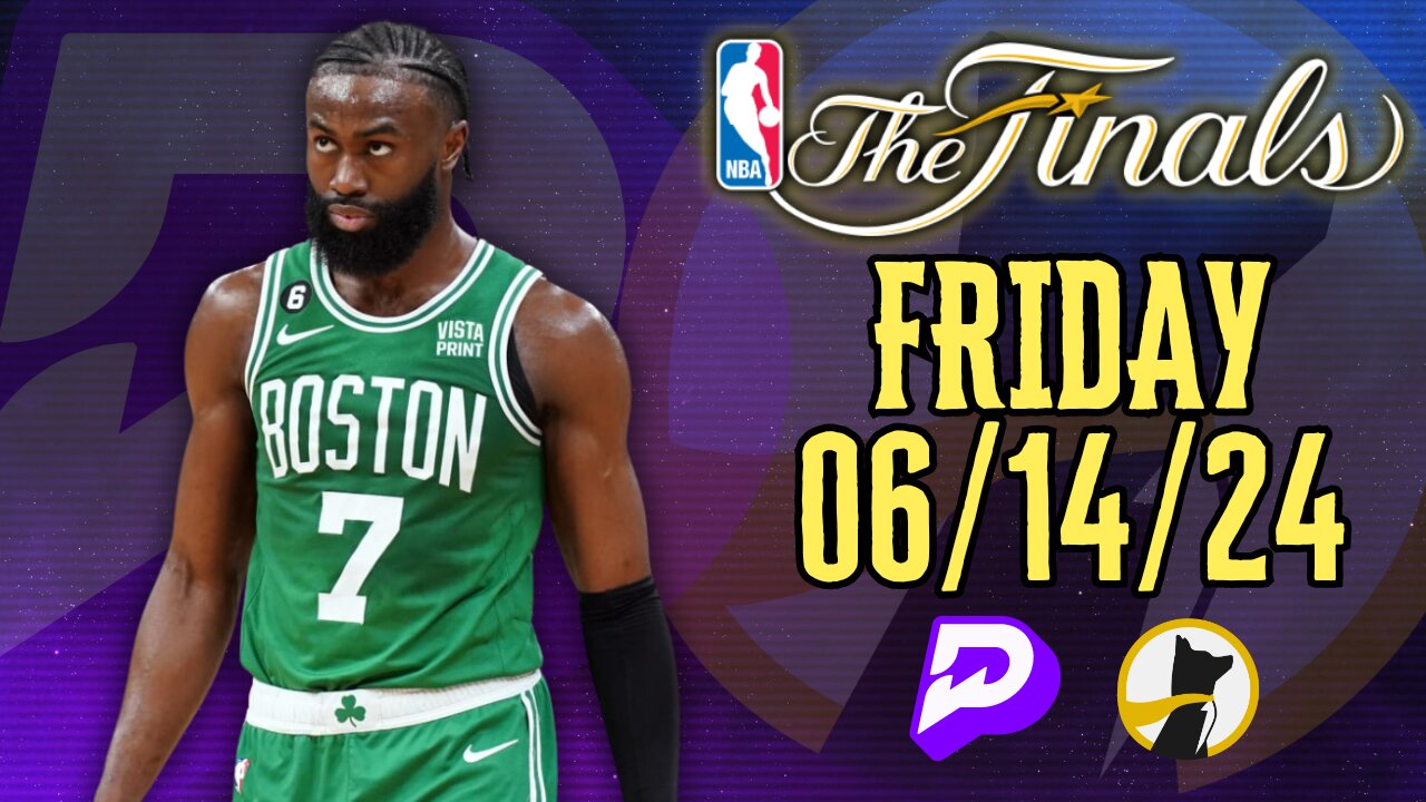 🏀 ✅ #PRIZEPICKS | #UNDERDOGFANTASY BEST PICKS FOR #NBA THURSDAY | 06/14/24 | #NBAFINALS | TODAY |