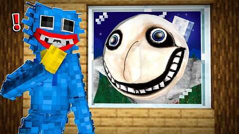 Man From The Window VS Huggy Wuggy! - Minecraft