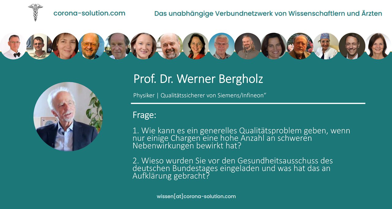 Corona-Solution im Interview mit Prof. Dr. Werner Bergholz am 04.03.2022