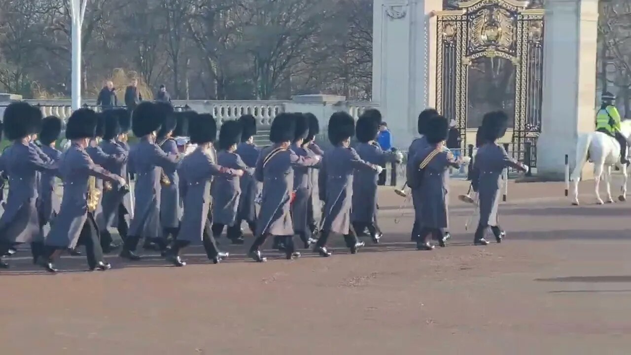 March back to welling barracks #thekingsguard