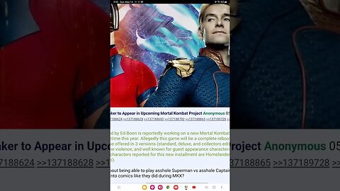 mortal kombat 12 leak peacemaker and homelander leak