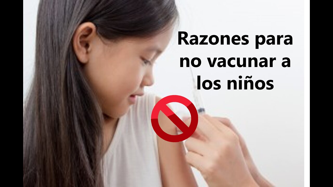 Razones para no vacunar a tus hijos