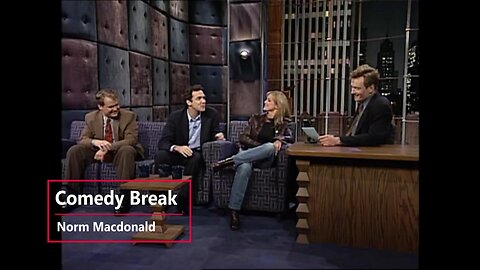 Norm Macdonald & Courtney on Conan, Hilarious