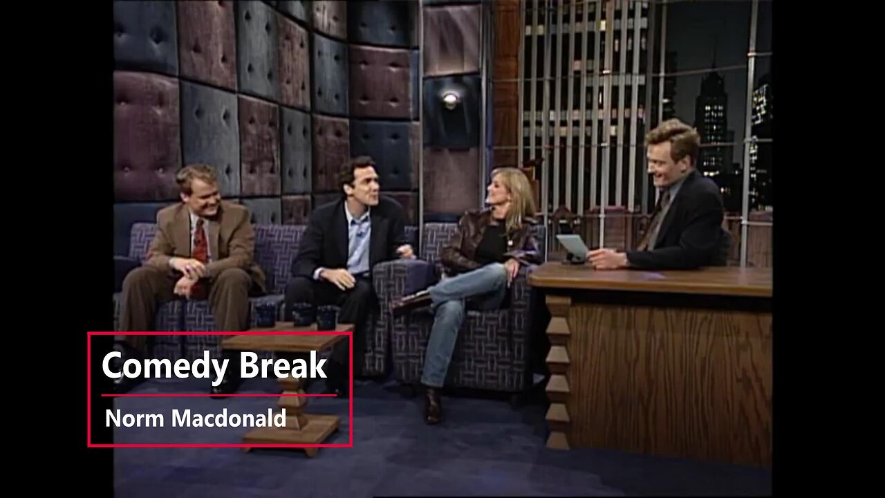 Norm Macdonald & Courtney on Conan, Hilarious