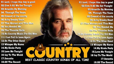 Country Music 70s 80s 90s Songs - Alan Jackson, Kenny Rogers, Don Williams