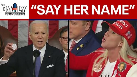WATCH: Rep. Greene interrupts Biden on Laken Riley, border issue | SOTU Address