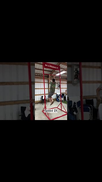 Marines Pull-Up challenge right after a transmission job - I didn’t tell them I was a Seabee #shorts