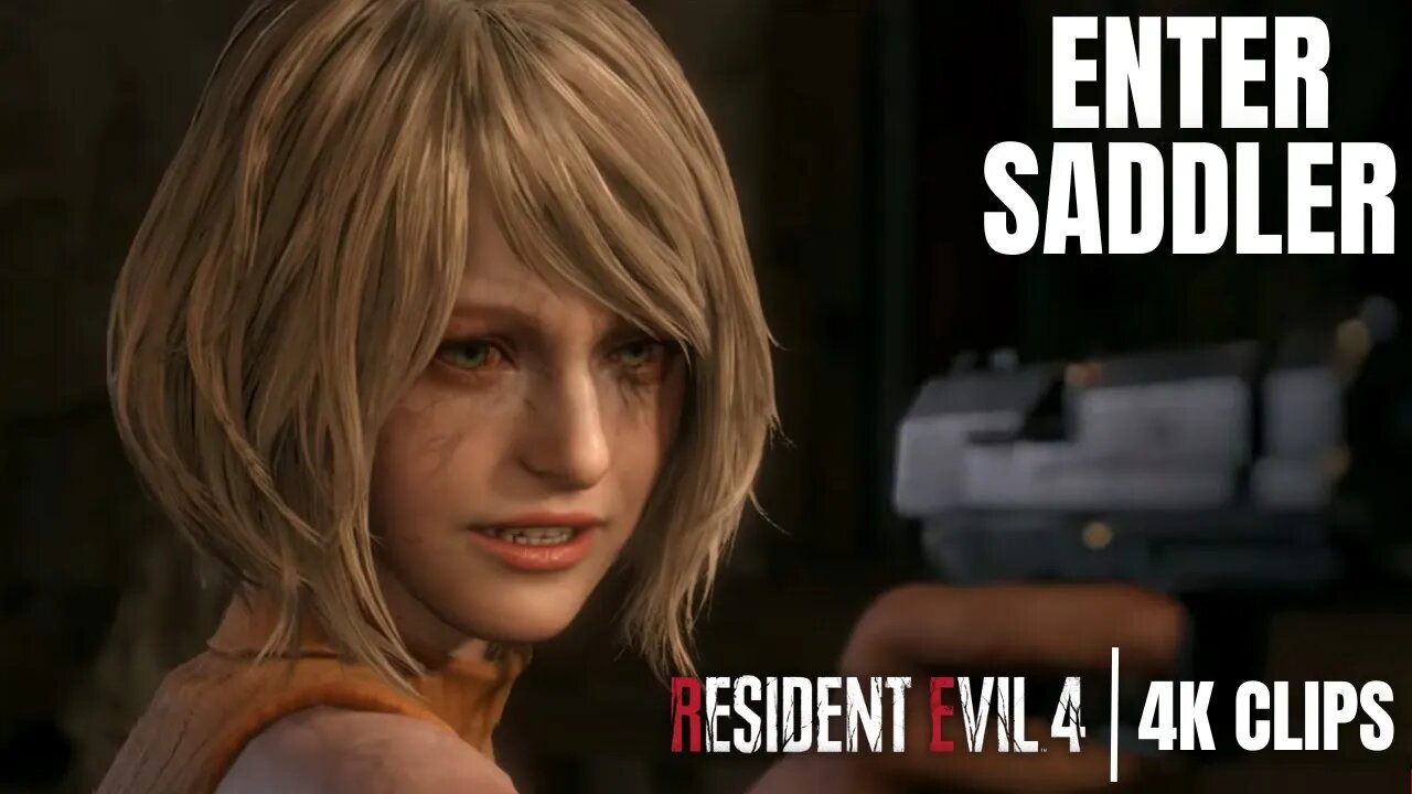 Saddler Takes Ashley Away From Leon | Resident Evil 4 Remake 4K Clips