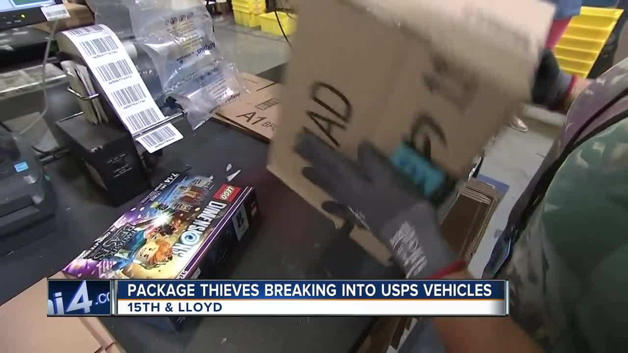 Thieves target USPS vehicles to steal packages