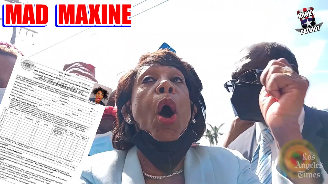 Maxine Waters Curses At Homeless Section 8 Applicants After Telling Them To Go Home