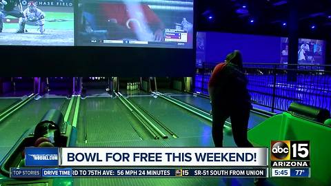 Celebrate National Bowling day with a free game!