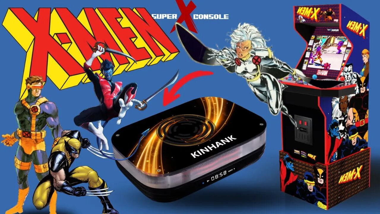 X-MEN ARCADE GAME FOR THE SUPER CONSOLE X3😮