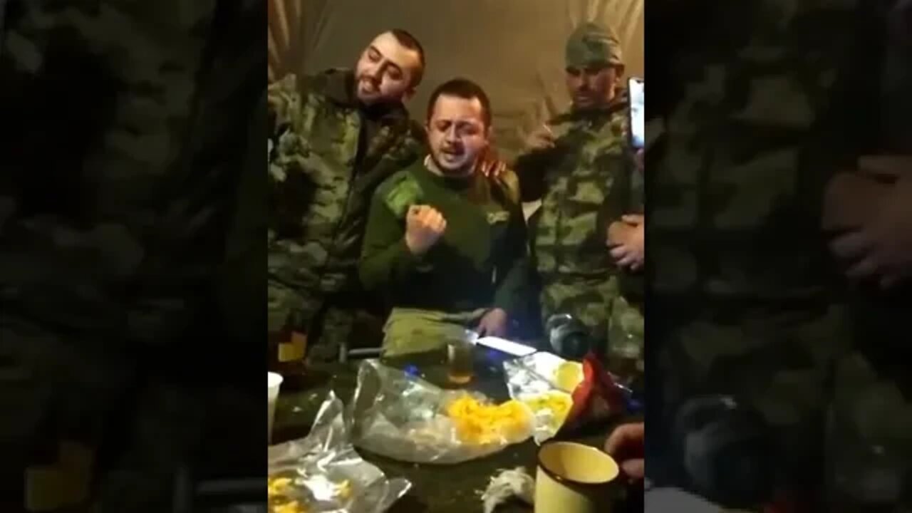 Soldiers relax between battles and remember their fallen comrades
