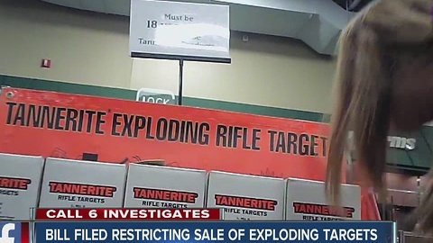 Restrictions proposed for sale of exploding targets