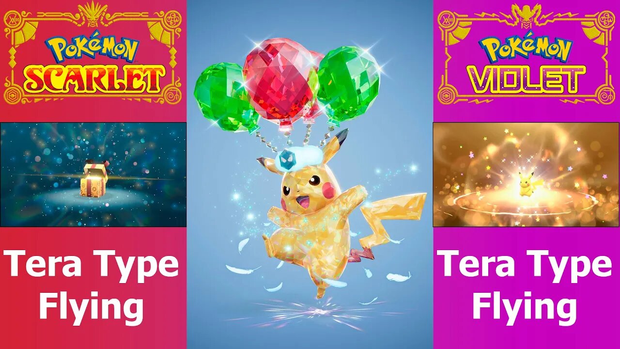 Como Resgatar o Pikachu Tera Type do tipo Voador no Pokémon Scarlet and Violet? | PT-BR