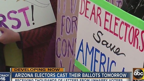 AZ 11 delegates getting ready to cast vote for president